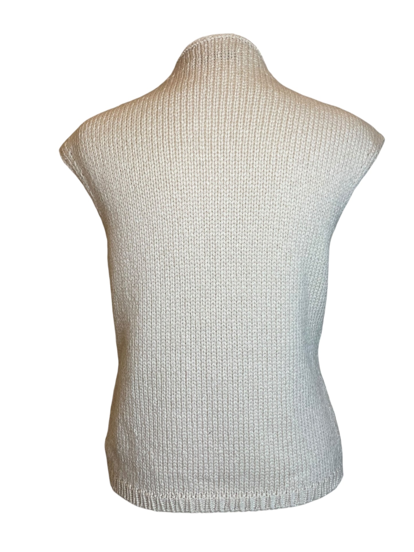 Lemaire Sleeveless Knit Sweater – Ecru