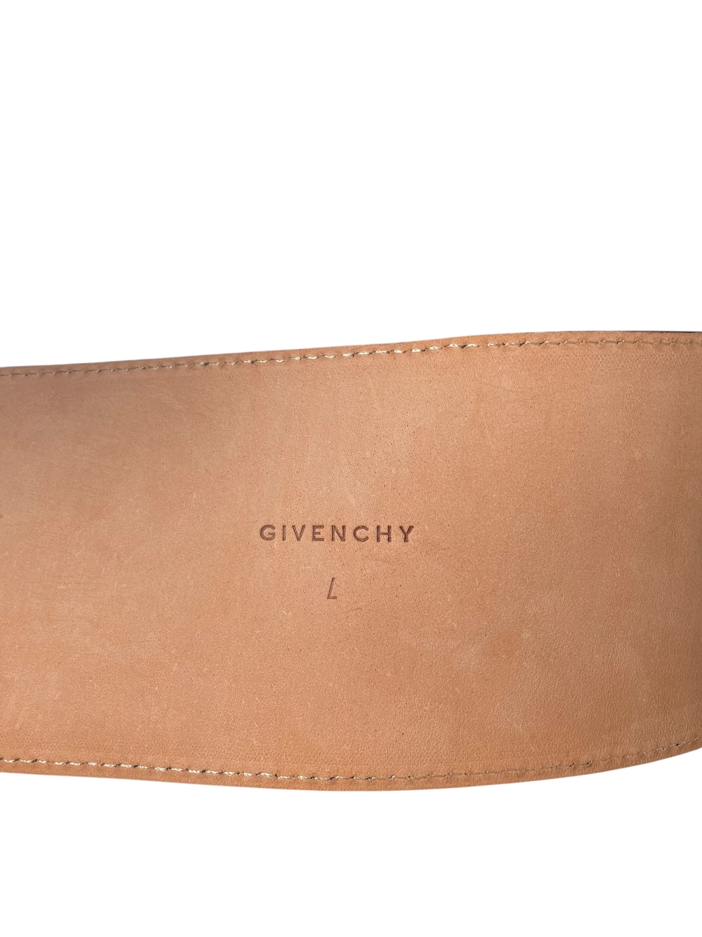 Givenchy Wide Belt – Black with Elegant Strap Details