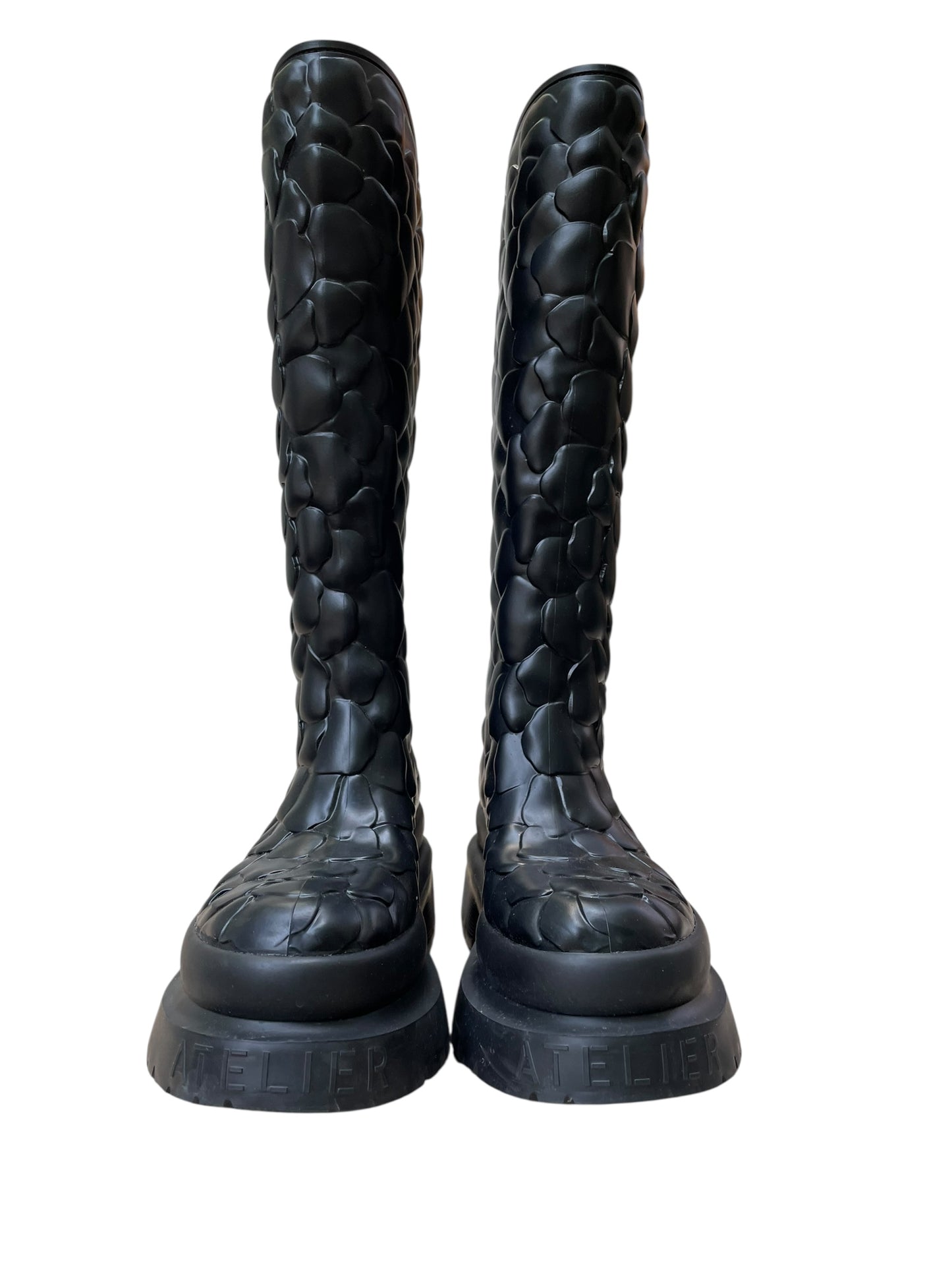 bottes en caoutchouc Valentino