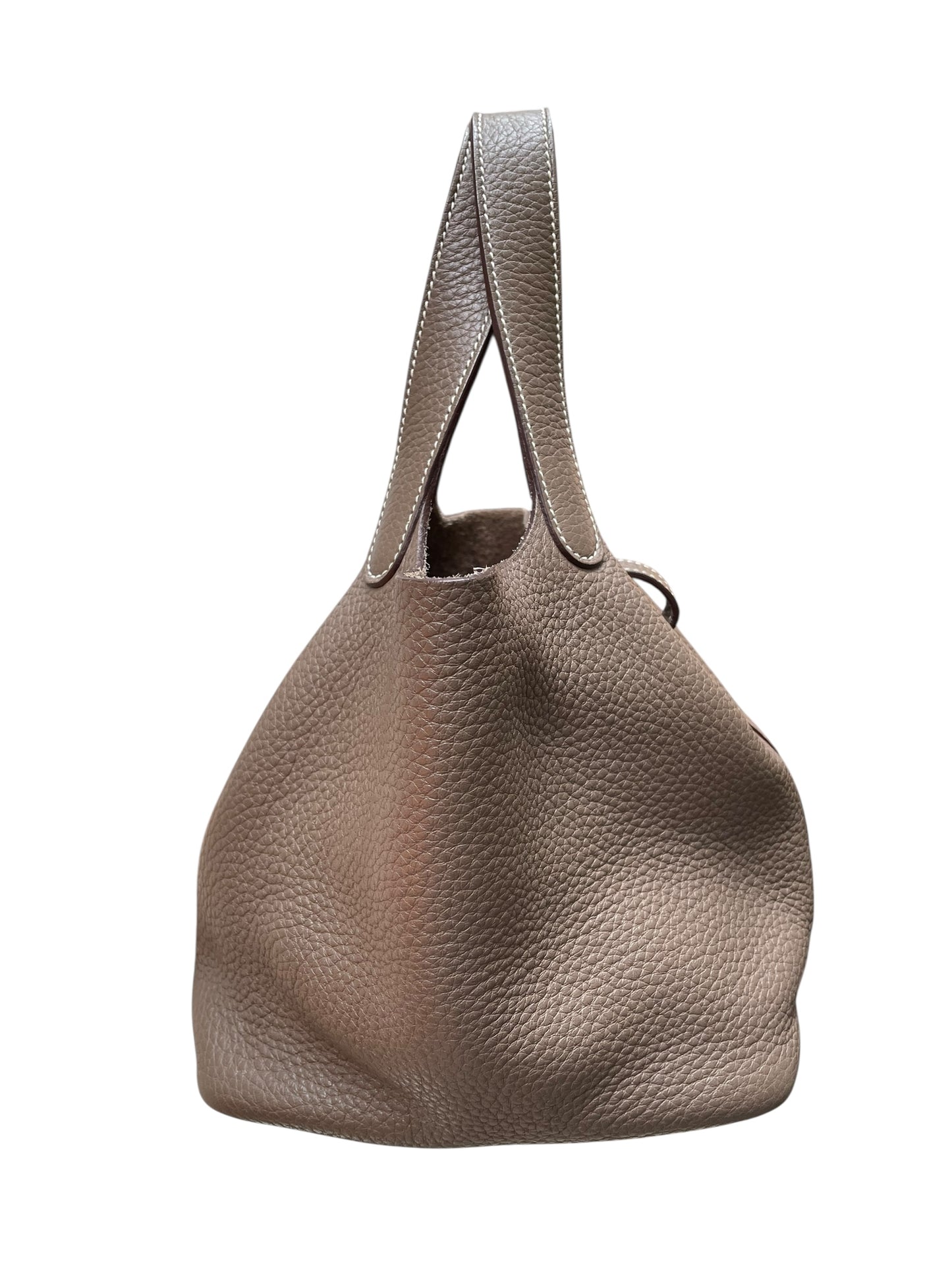 Hermes Sac Picotin 18 Etoupe Taurillon Clemence