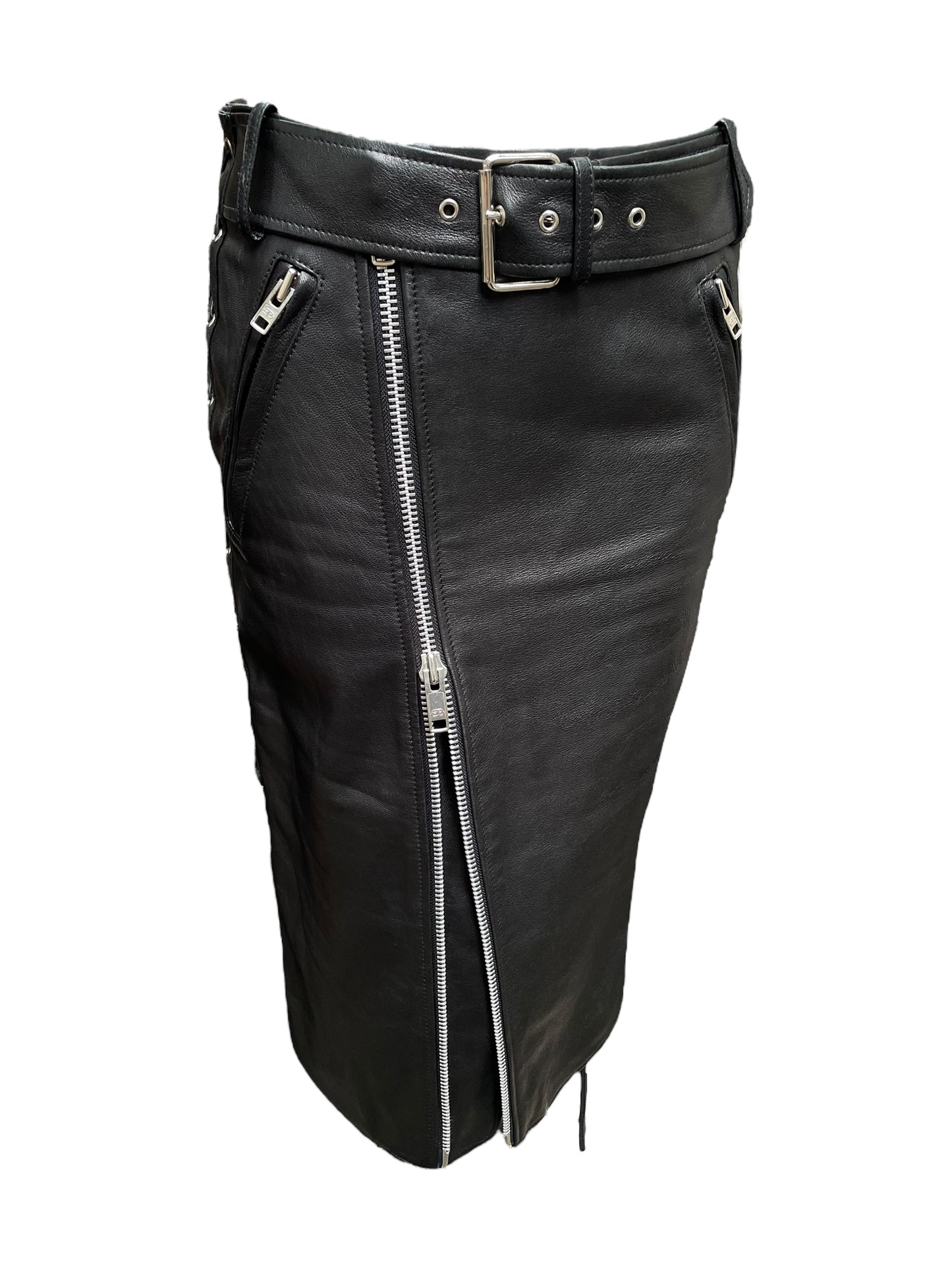 Balenciaga Leather Skirt