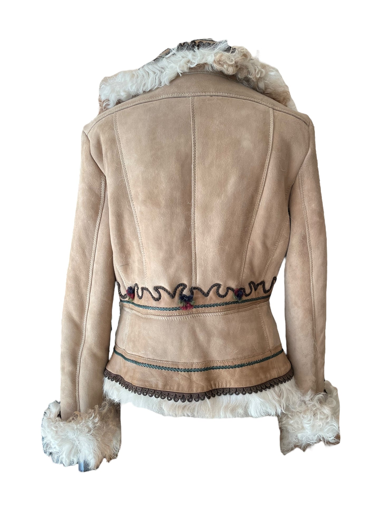 Burberry jacket in genuine shearling 70s style