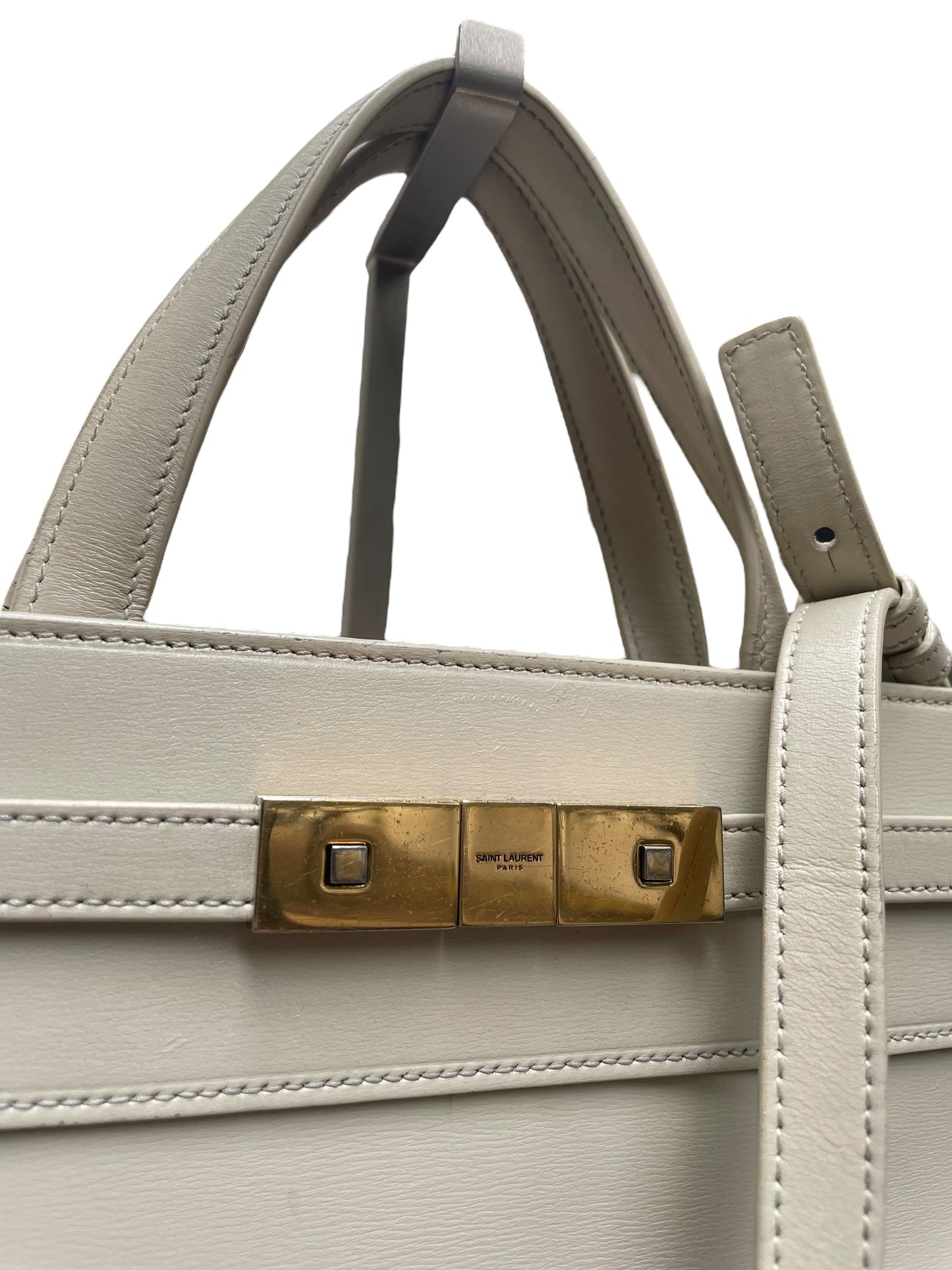 Yves Saint Laurent Manhattan Ecru Bag