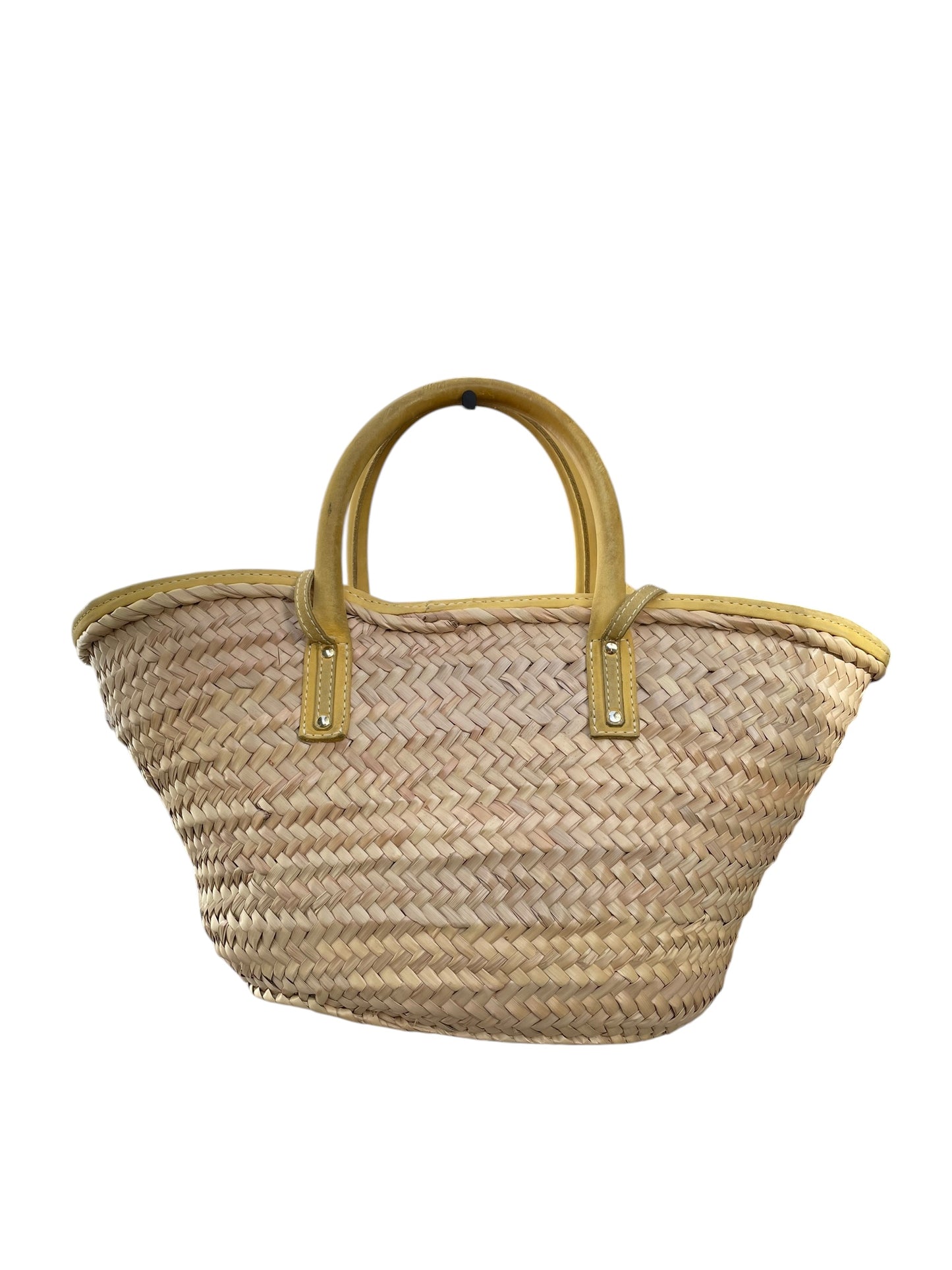 Sac panier jaune Jacquemus