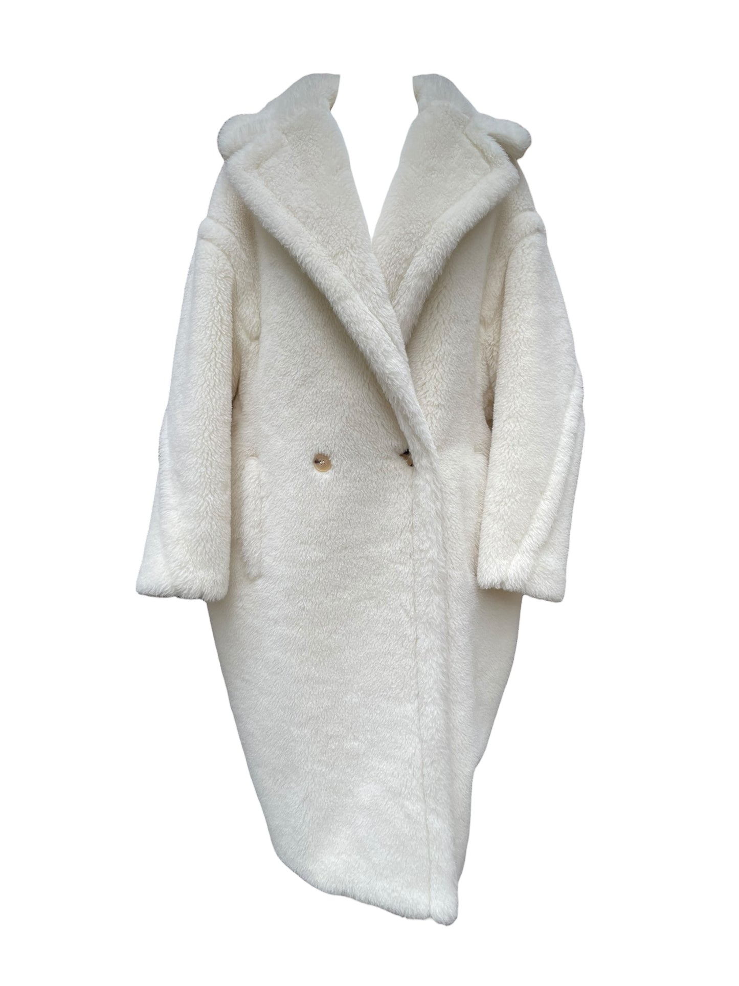 Max Mara Teddy Coat – White
