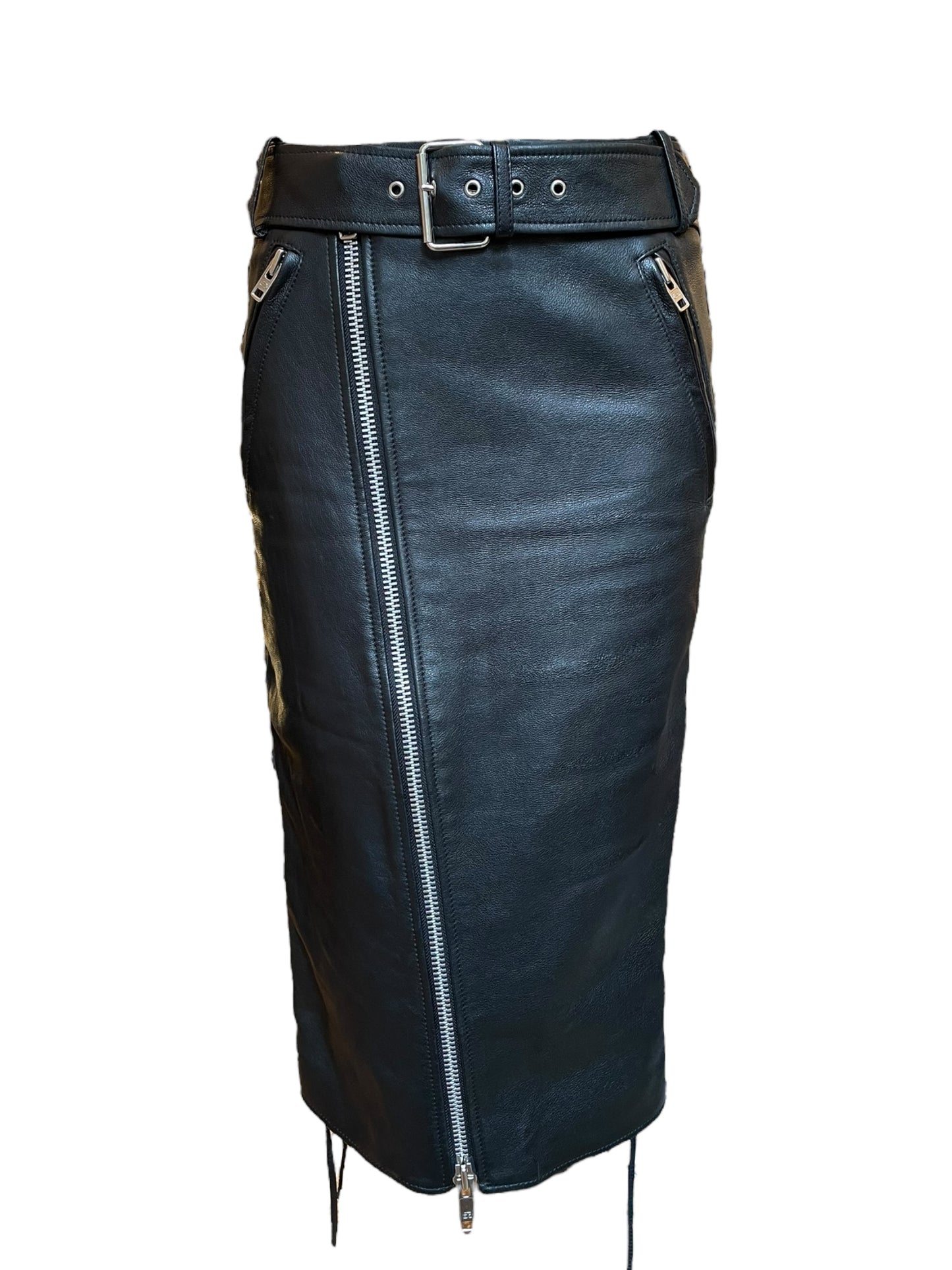 Balenciaga Leather Skirt