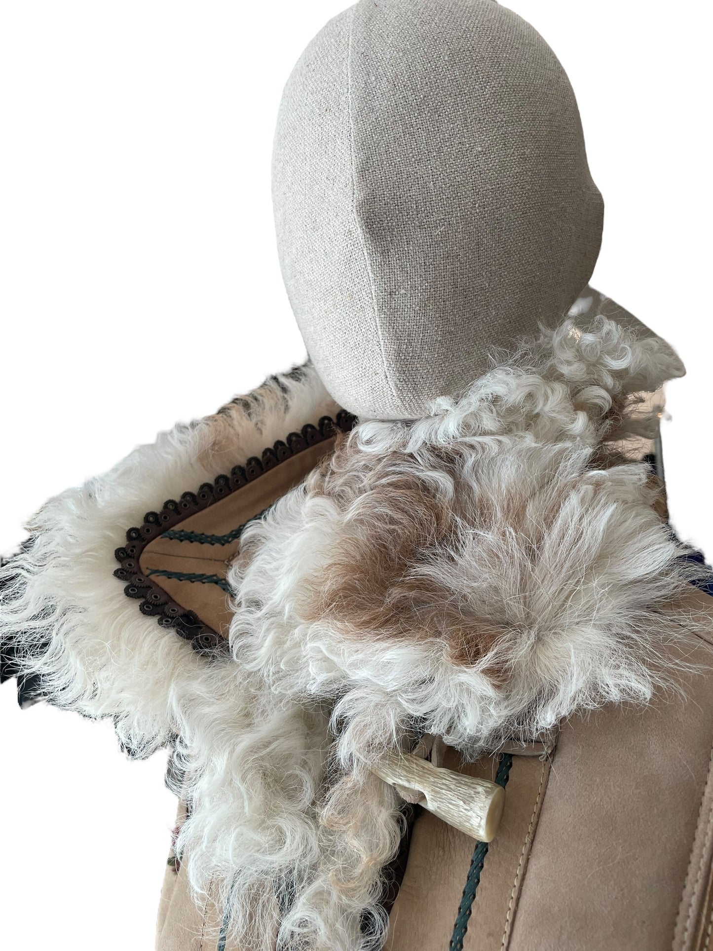 Burberry jacket in genuine shearling 70s style