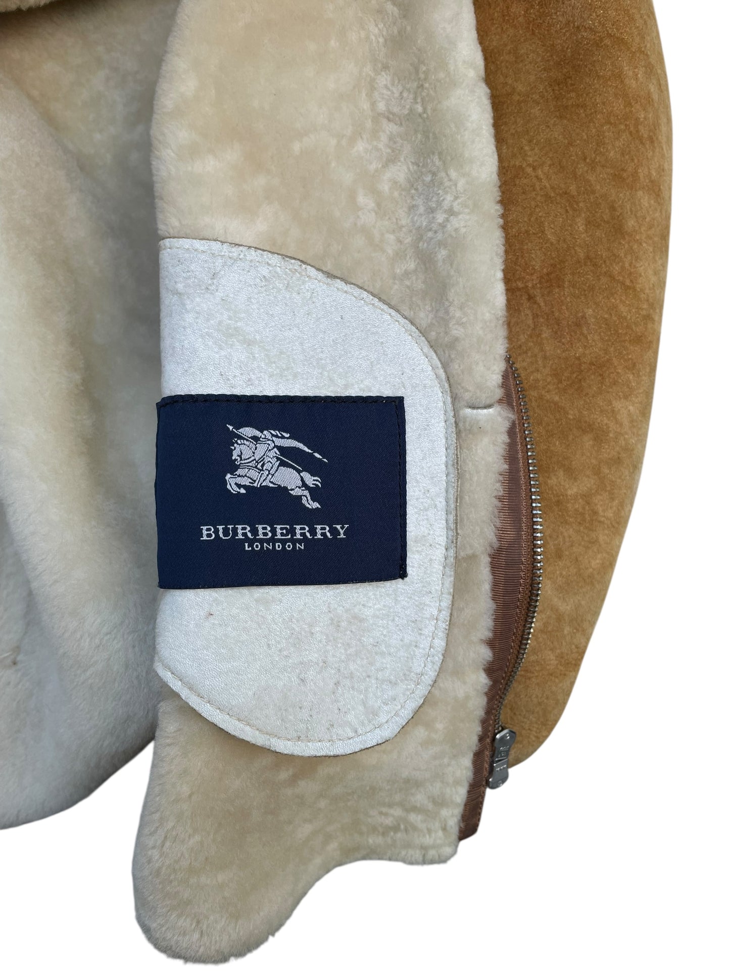 Burberry shearling beige jacket