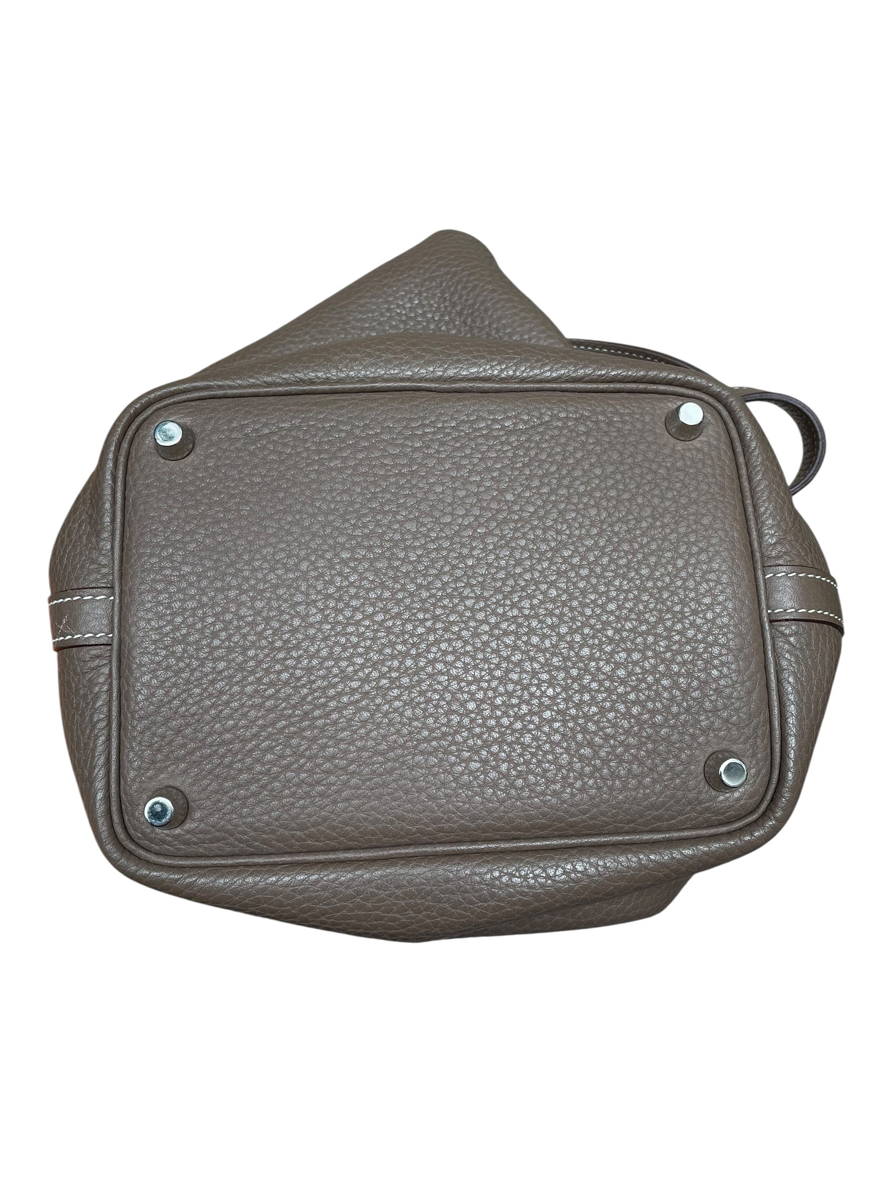 Hermes Sac Picotin 18 Etoupe Taurillon Clemence