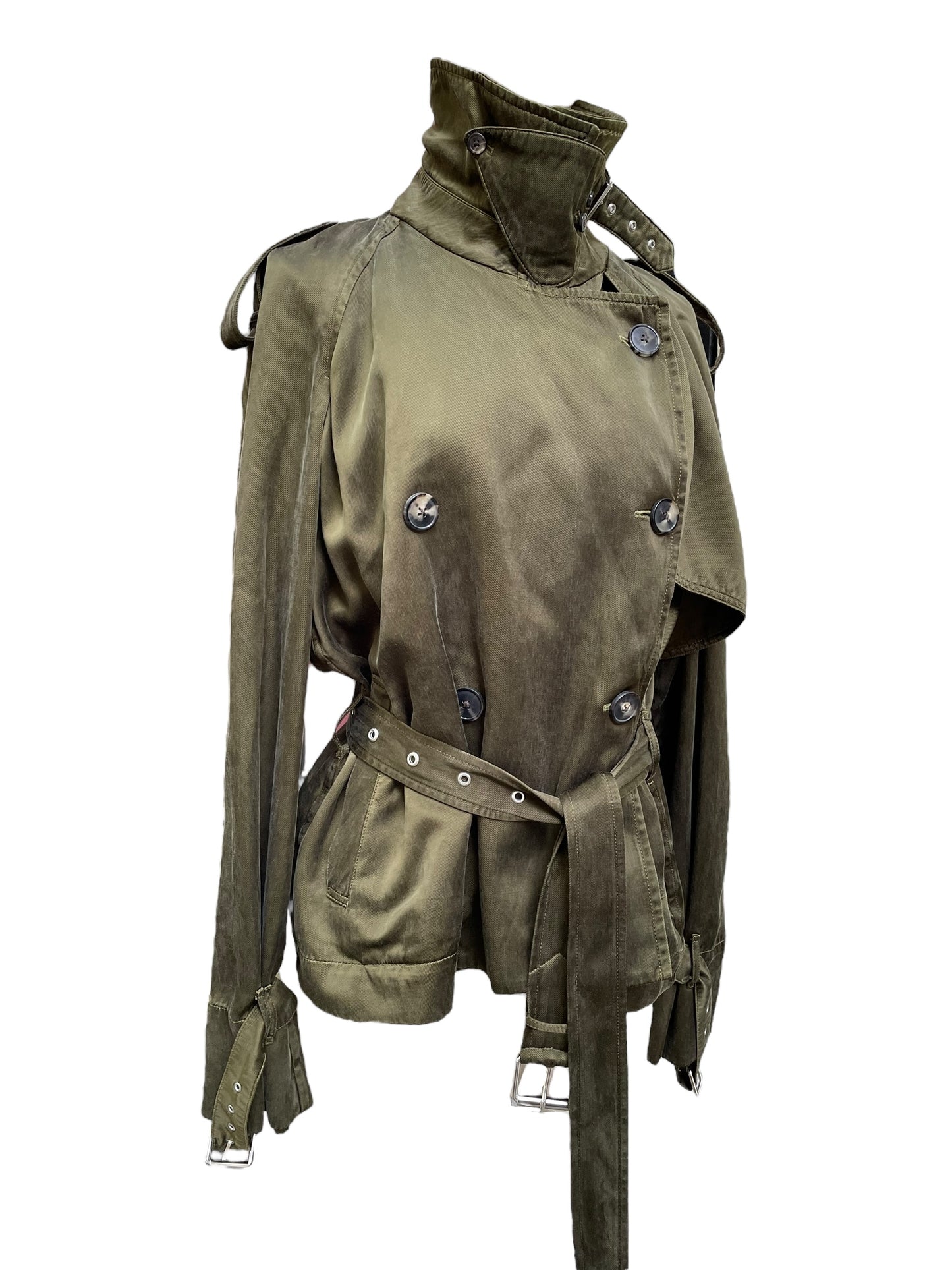 Dries Van Noten jacket short trench cut