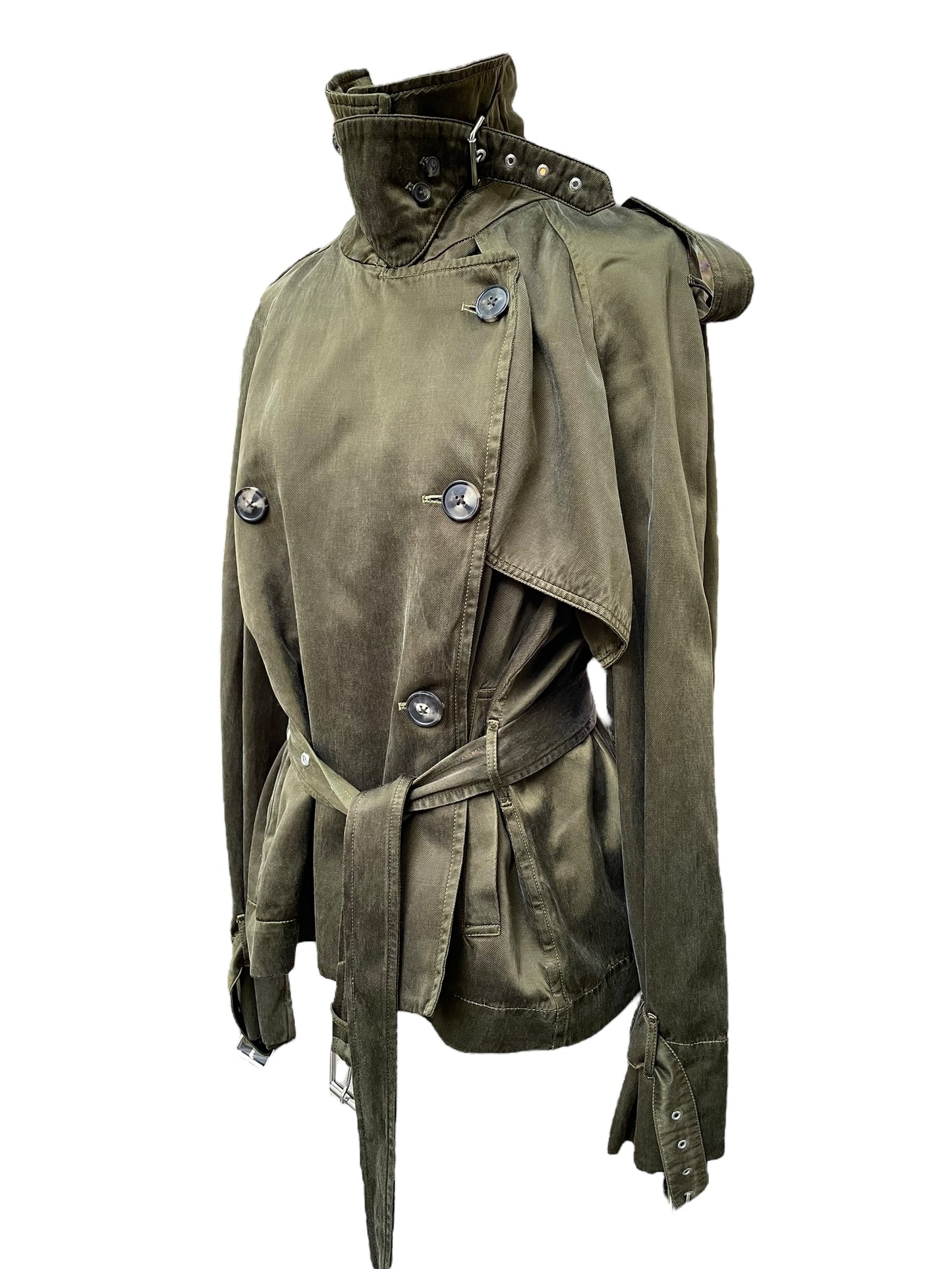Dries Van Noten jacket short trench cut
