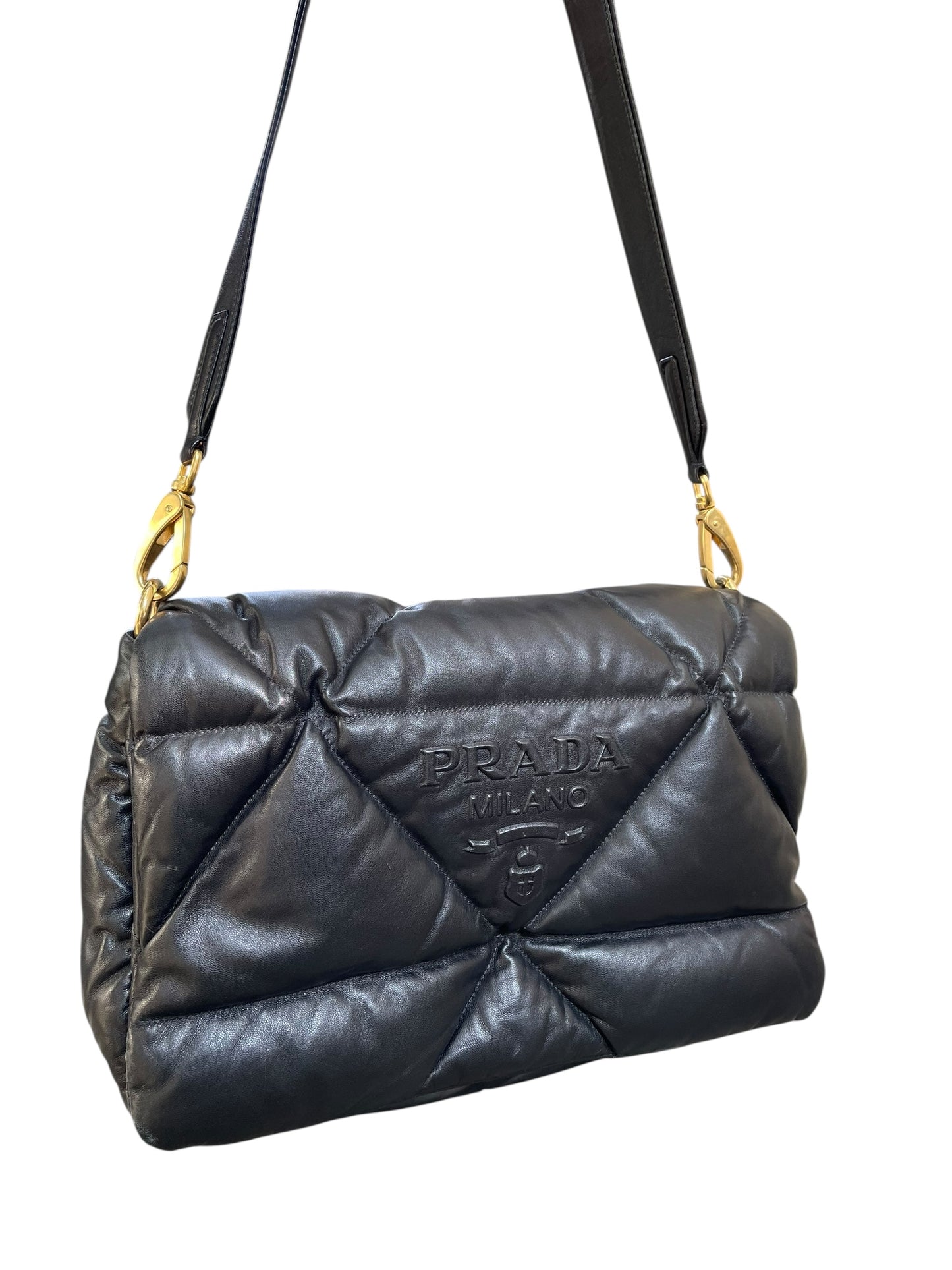 Sac en cuir matelassé Prada