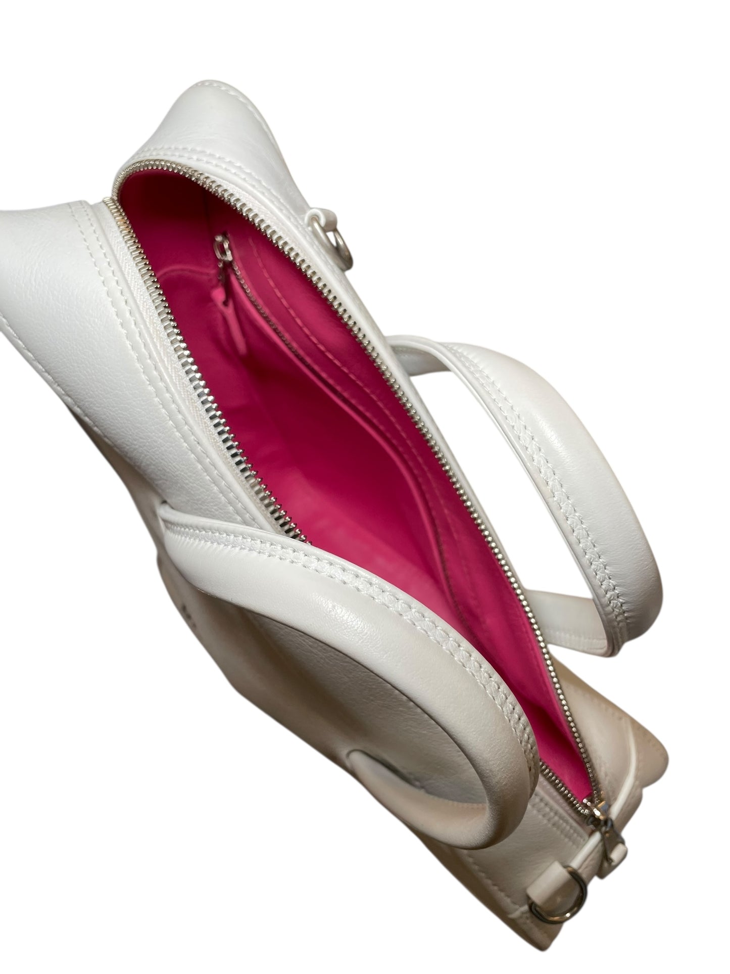 Balenciaga Triangle Bag – White Leather