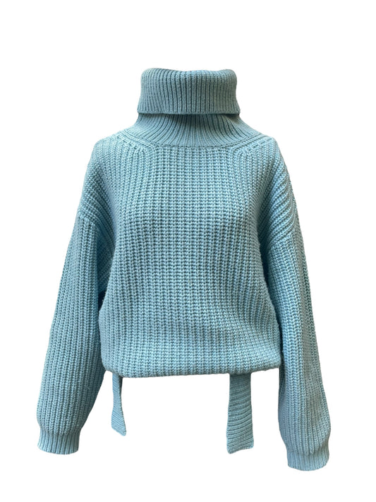 Balenciaga turquoise sweater