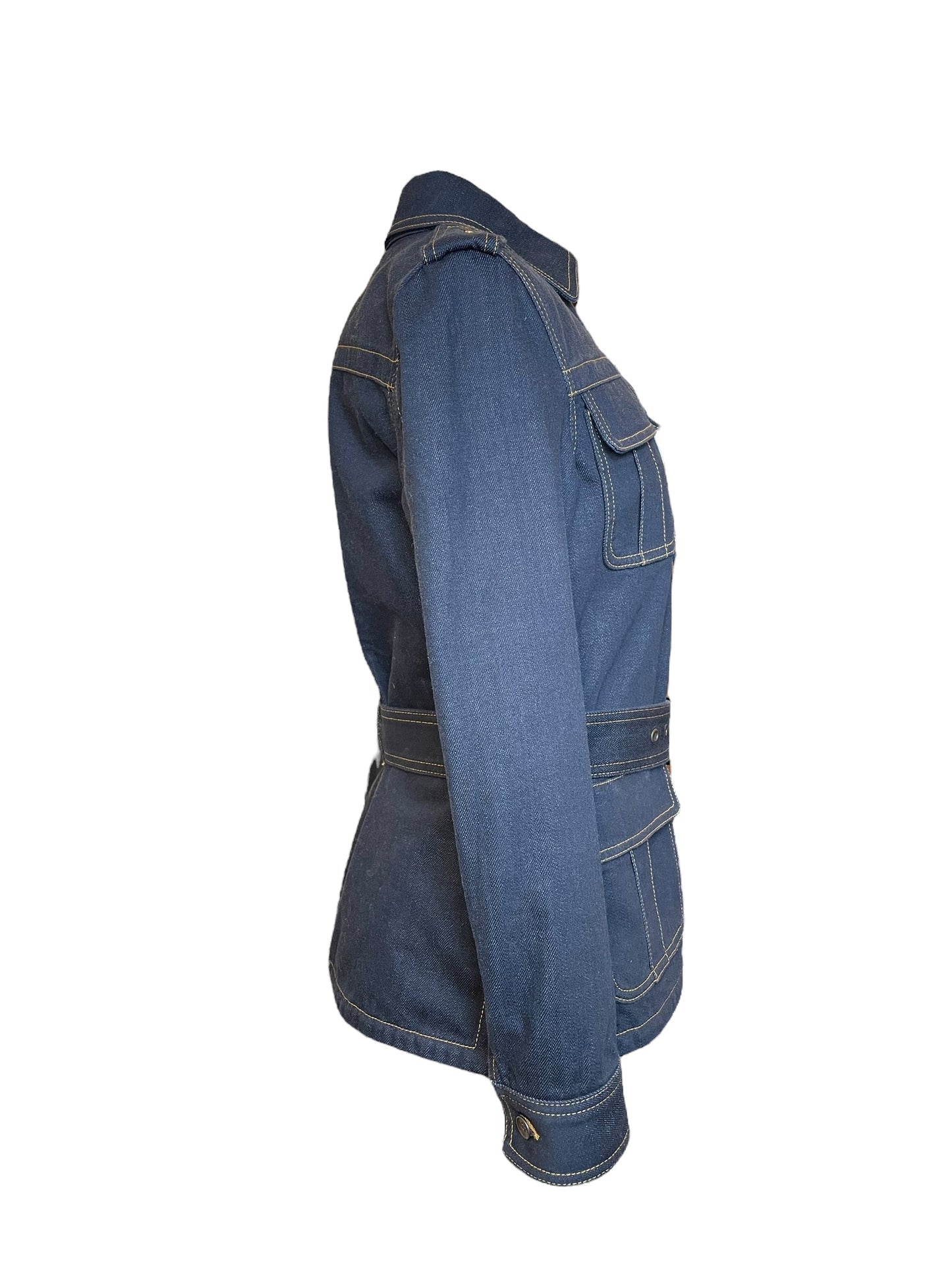 Saint Laurent Denim Safari Jacket