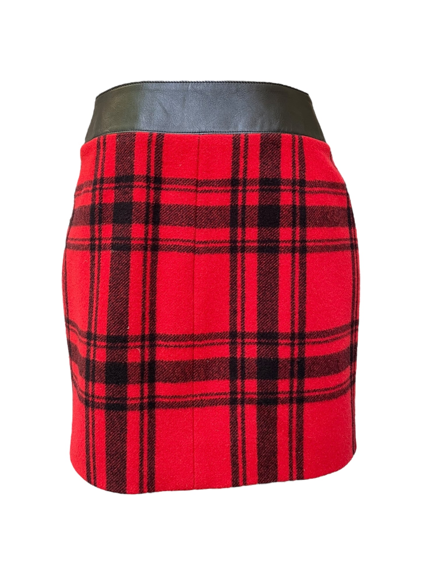 Saint Laurent tartan mini skirt