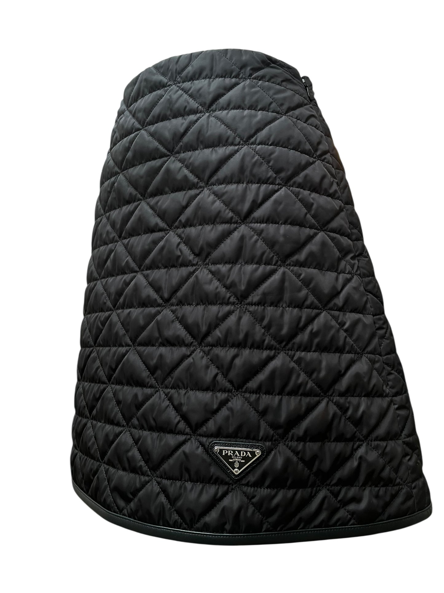 Prada quilted mini skirt