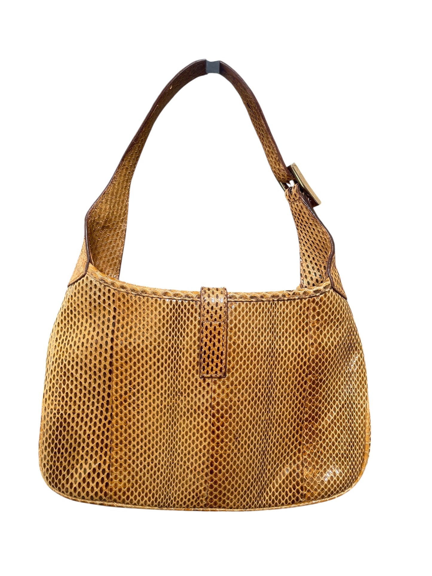 Mini-sac Gucci Jackie vintage en peau de serpent