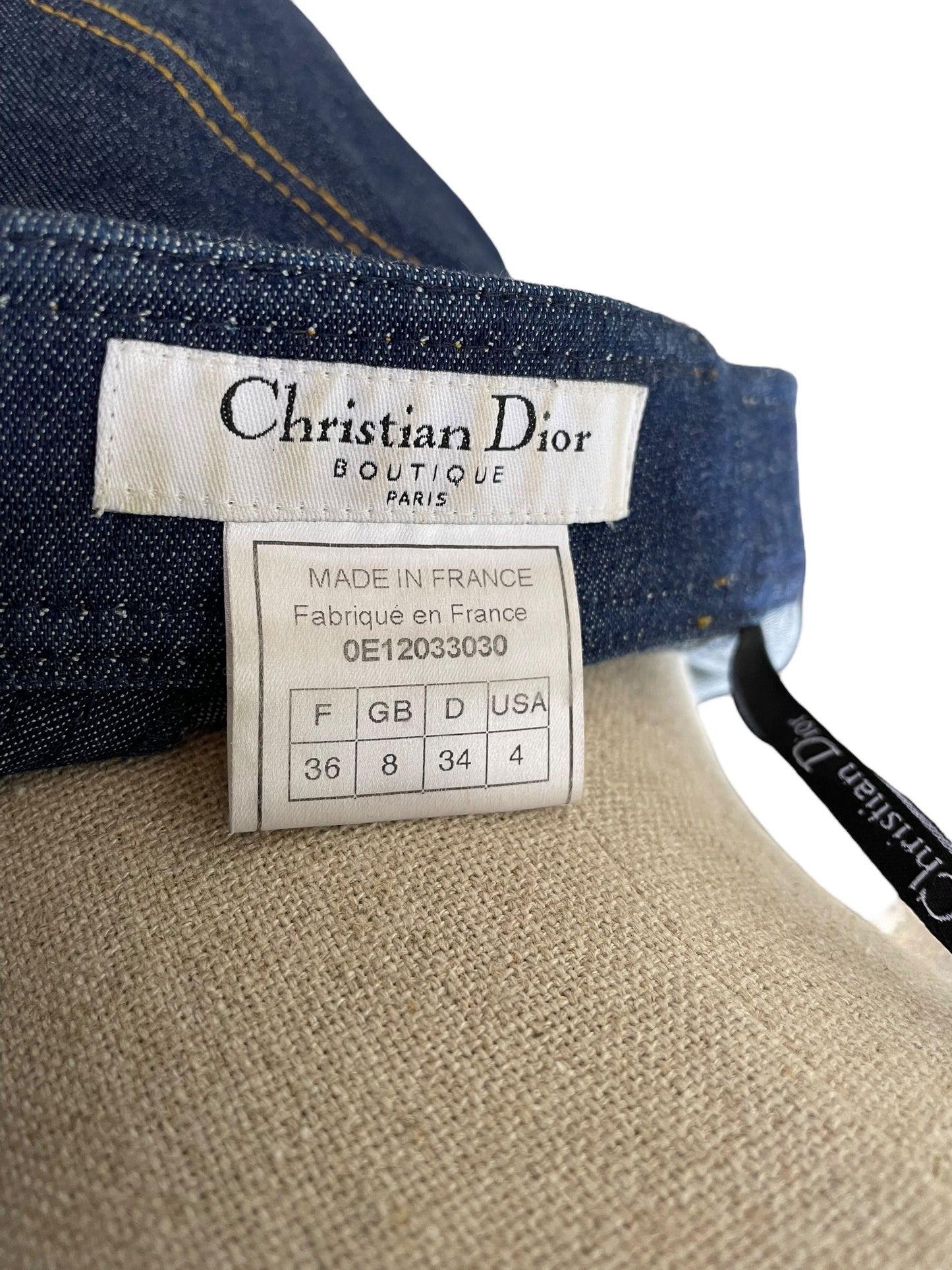 Christian Dior Denim Skirt
