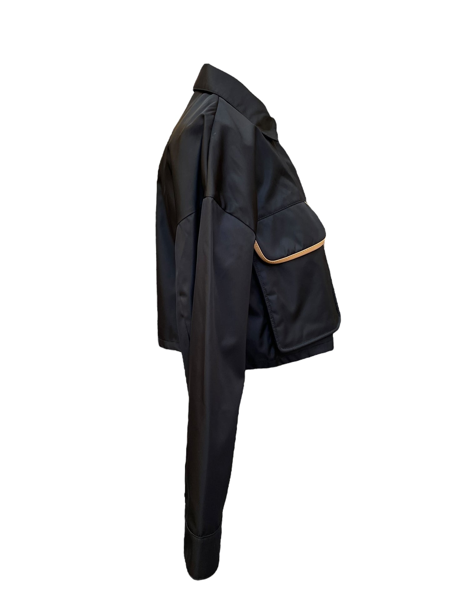Prada black rain jacket
