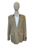 Alexander Wang beige oversized suit jacket