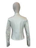 The Row cream leather jacket