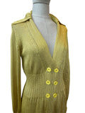 Gilet long jaune Missoni