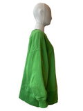 Sweat-shirt col rond vert Essentiel