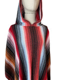 Missoni Colorful Hooded Poncho