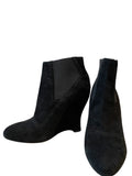 Alaia Suede Wedge Boots