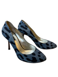 Dolce & Gabbana Denim & Animal Print Heels