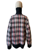 Helmut Lang Checkered Turtleneck Sweater