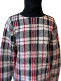 Helmut Lang Checkered Turtleneck Sweater