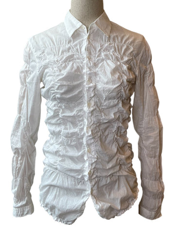 Le Jean de Marithé + François Girbaud Ruched Shirt