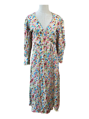 Aldomane Floral Wrap Dress