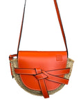 Sac en raphia Mini Gate Loewe