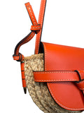 Loewe Mini Gate Raffia Bag