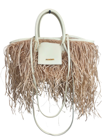 Jacquemus fringed basket