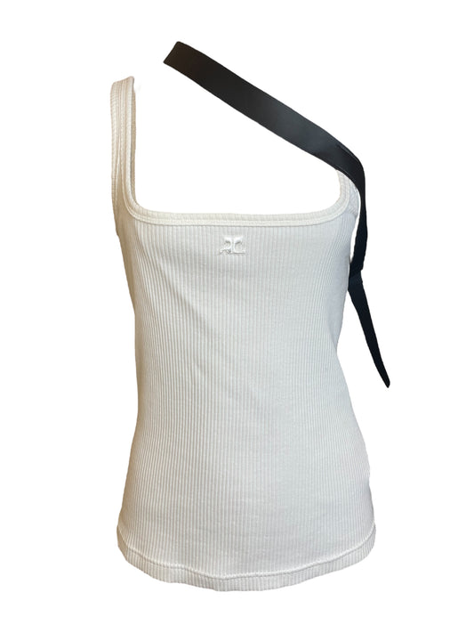 White Courrèges tank top