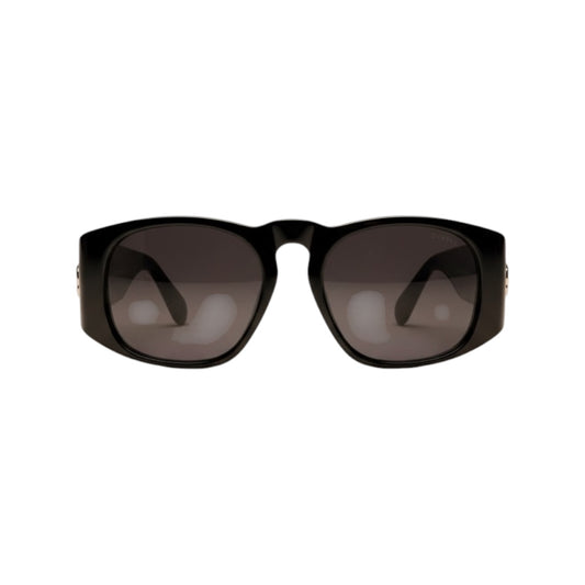 Chanel - Black Quilted Oversized Sunglasses