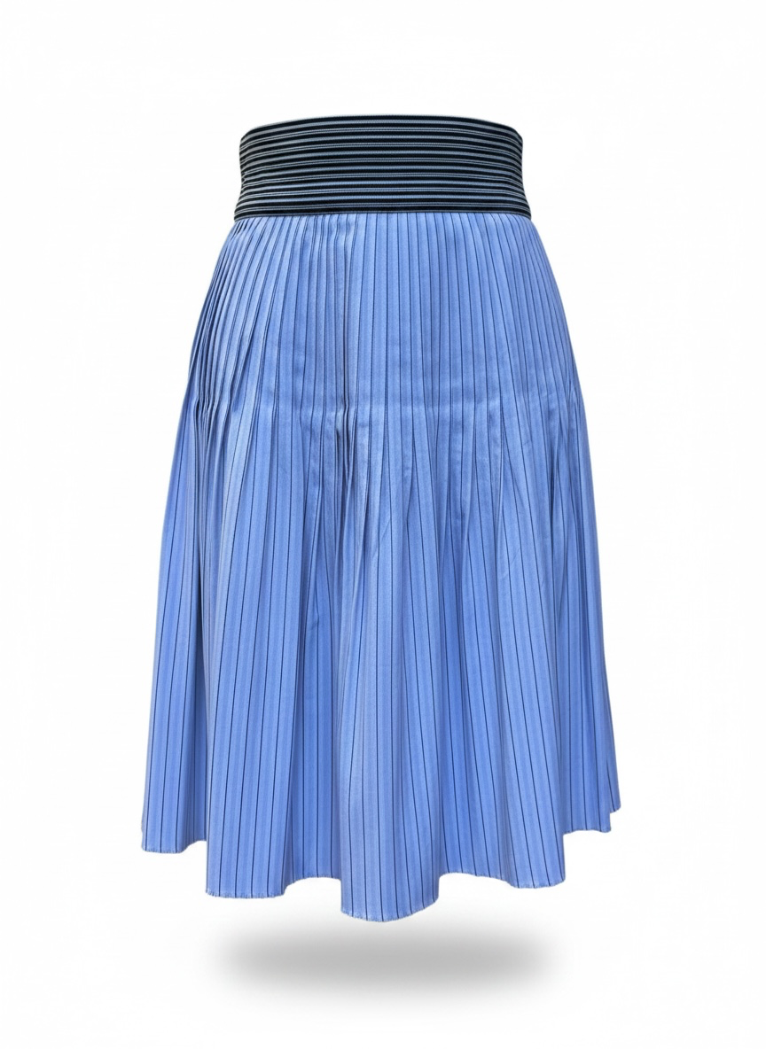 Chanel Pleated Midi Skirt