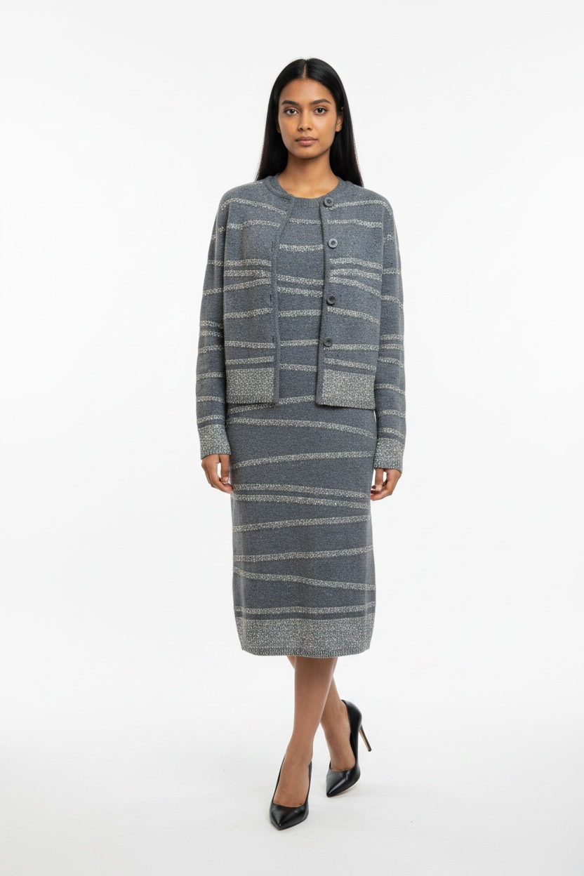 Rubinacci Sequined Knit Two-Piece Set