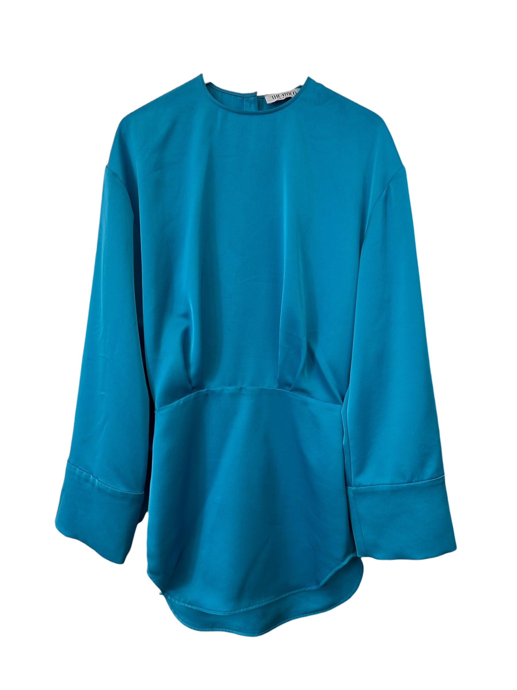 Robe courte The Attico Bleu Turquoise