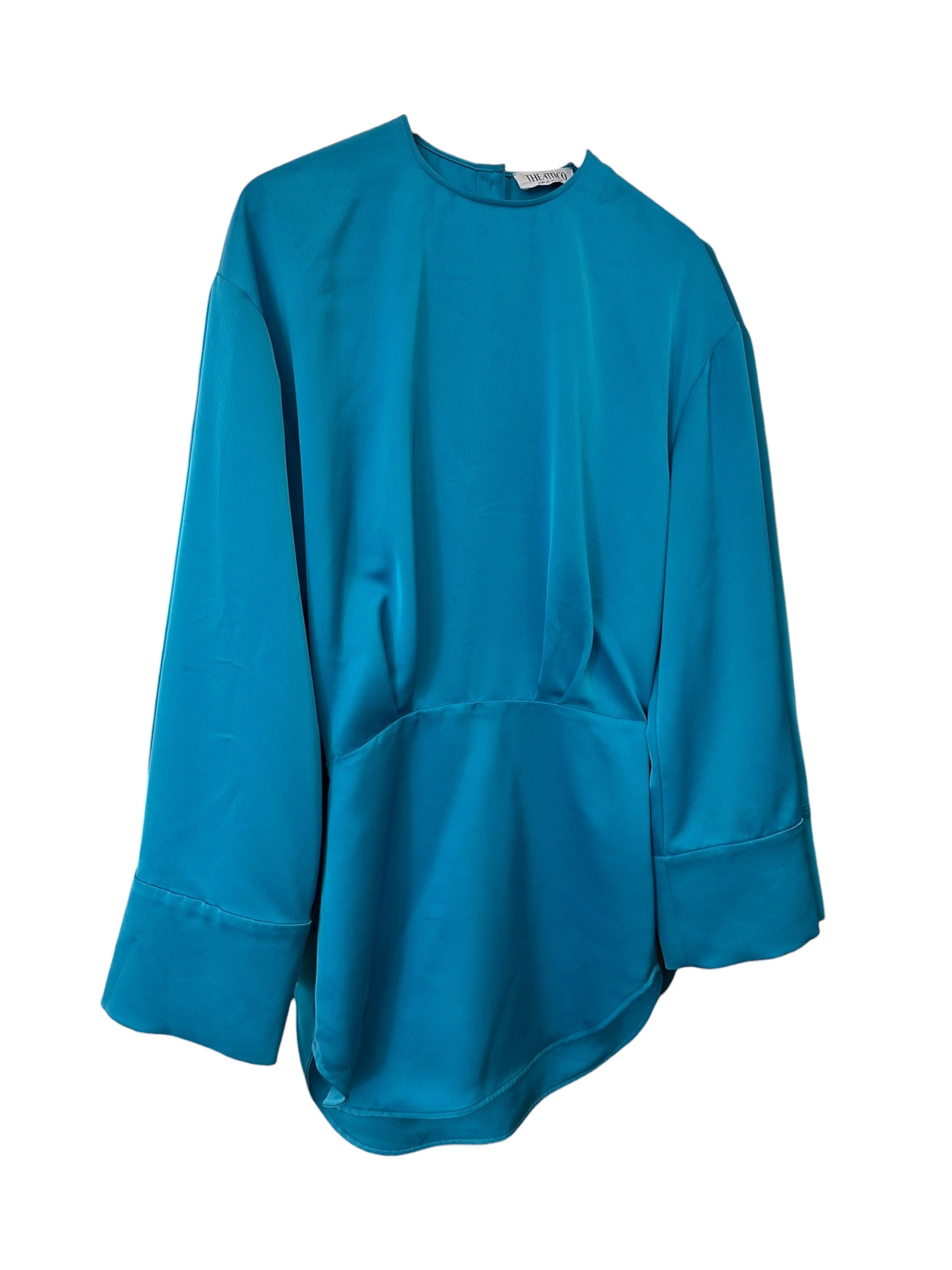 Robe courte The Attico Bleu Turquoise