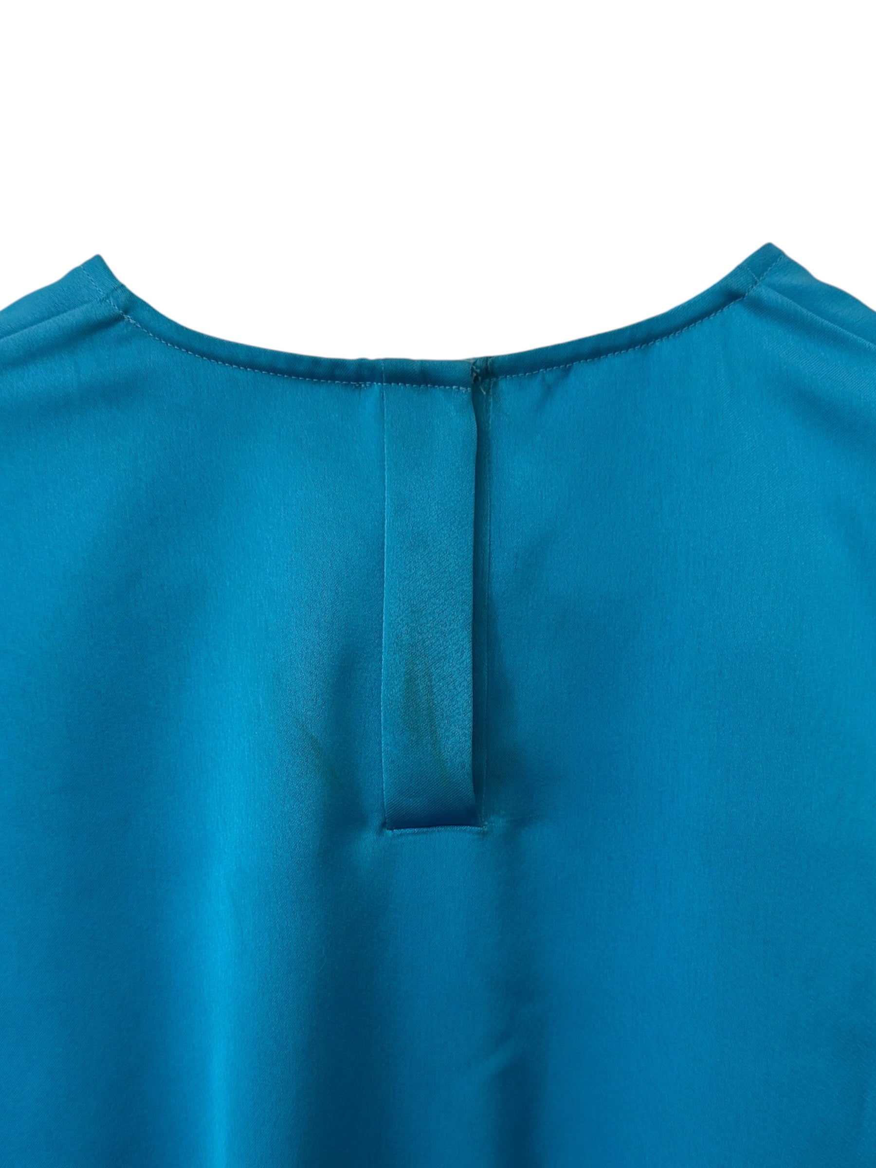 Robe courte The Attico Bleu Turquoise