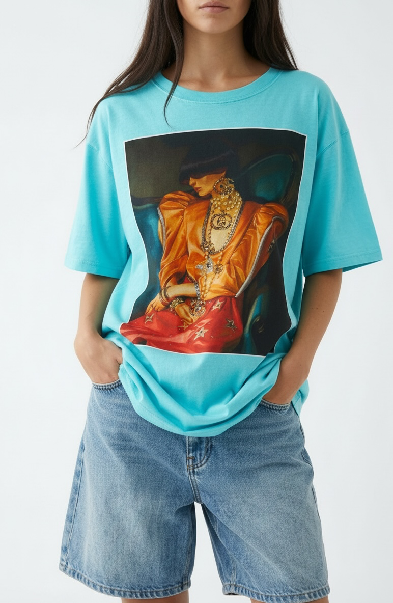 T-shirt Oversize Gucci Hallucination par Ignasi Monreal